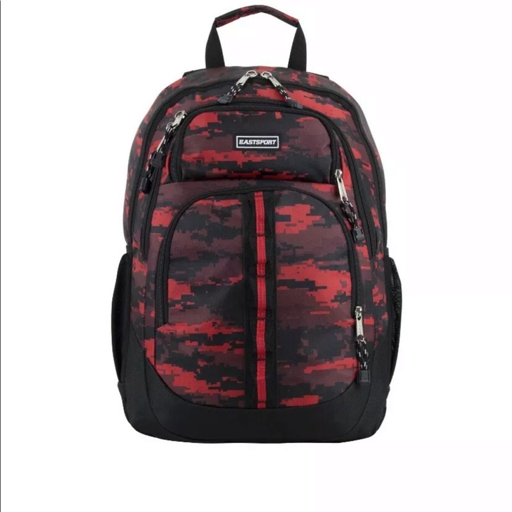 Brand New With Tags Eastsport Multi-Purpose Retreat Backpack, Static Red Camo